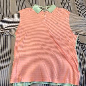 Vineyard Vines Classic Fit Party Polo Size L